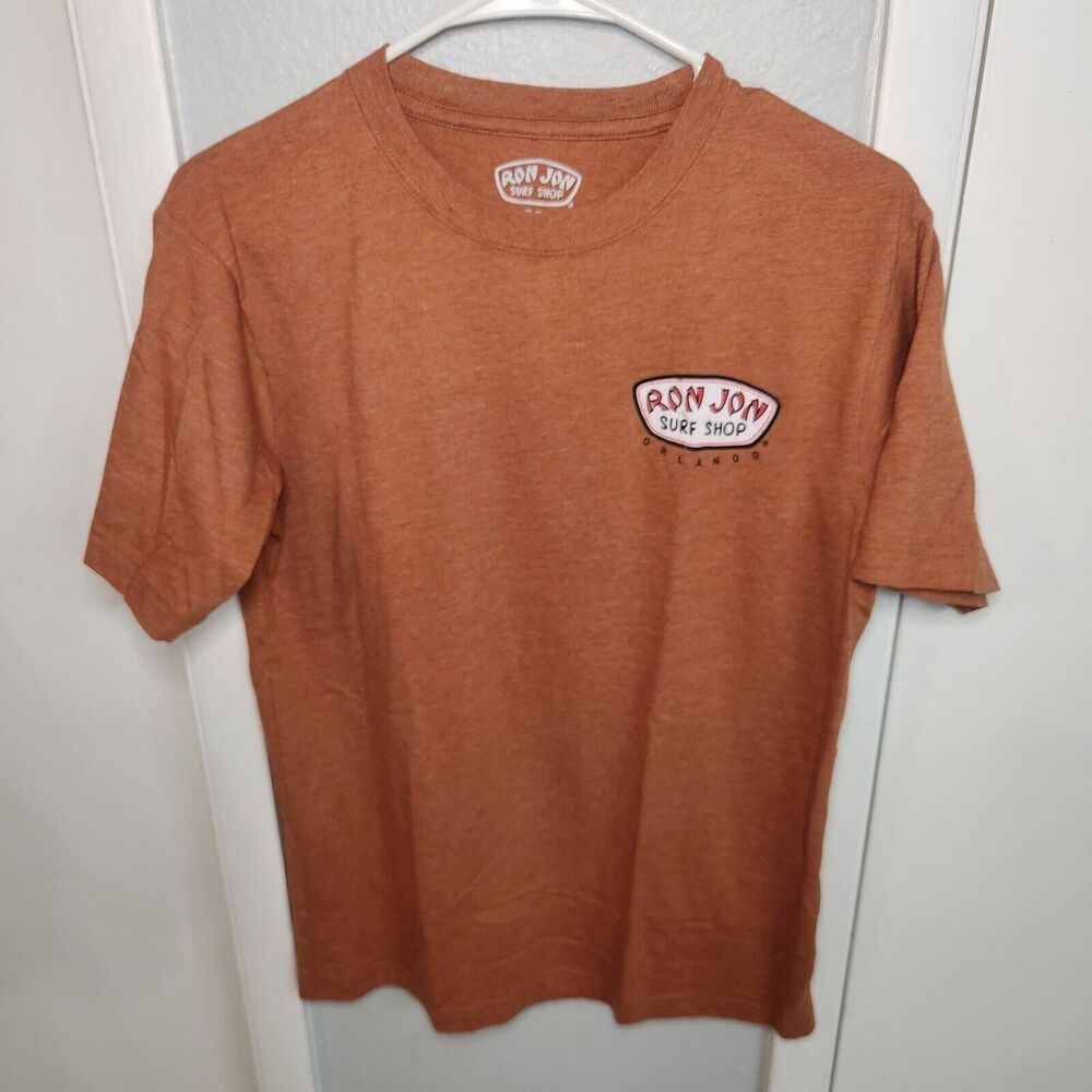 Ron Jon Surf Shop Surfboard Brown Shirt Size Medium